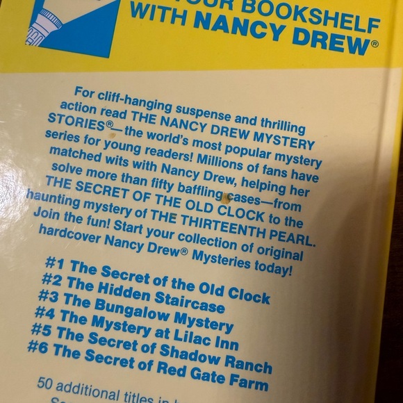Nancy Drew The Mystery of the 99 Steps - Hardcover - Picture 2 of 4